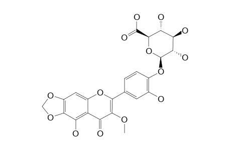 5,3'-DIHYDROXY-3-METHOXY-6,7-METHYLENEDIOXY-4'-O-GLUCURONOPYRANOSYL-FLAVONE