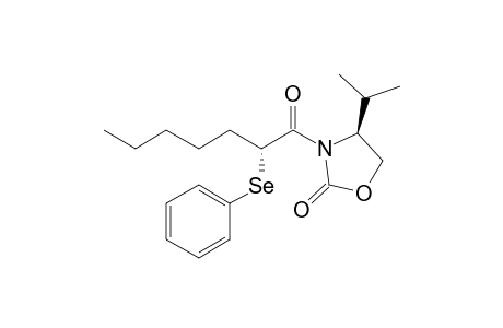 [(2R),4S]-3-(2-Phenylseleno-1-oxoheptyl)-4-(1-methylethyl)-2-oxazolidinone