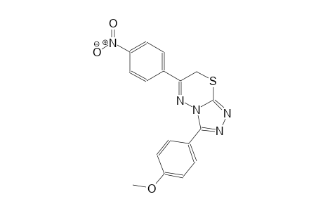 3-(4-methoxyphenyl)-6-(4-nitrophenyl)-7H-[1,2,4]triazolo[3,4-b][1,3,4]thiadiazine