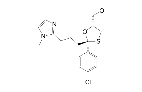 TRANS-2-(4-CHLOROPHENYL)-2-[3-(1-METHYL-2-IMIDAZOLYL)-PROPYL]-5-(HYDROXYMETHYL)-1,3-OXATHIOLANE