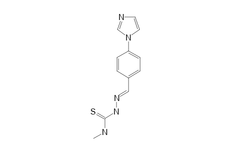 4-IMBZTM;4-(1H-IMIDAZOLE-1-YL)-BENZALDEHYDE-N(5)-METHYL-THIOSEMICARBAZONE