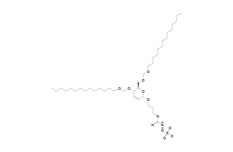 N-[3-(5-TETRADECYLOXYMETHOXY-6-TETRADECYLOXYMETHOXYMETHYL-5,6-DIHYDRO-2H-PYRAN-2-YLOXY)-PROPYL]-GUANIDINIUM-SULFATE