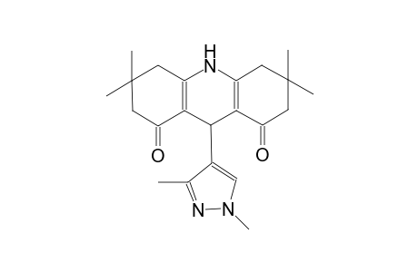 1,8(2H,5H)-Acridinedione, 9-(1,3-dimethyl-1H-pyrazol-4-yl)-3,4,6,7,9,10-hexahydro-3,3,6,6-tetramethyl-