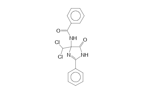 N-[4-(Dichloromethyl)-5-oxo-2-phenyl-4,5-dihydro-1H-imidazol-4-yl]benzamide