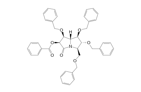 (1-R,2-R,3-R,6-S,7-S,7A-S)-1,2,7-TRI-(BENZYLOXY)-3-[(BENZYLOXY)-METHYL]-5-OXO-HEXAHYDRO-5-H-PYRROLIZIN-6-YL_BENZOATE