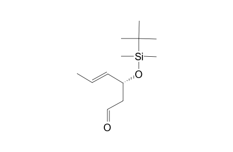 (+)-(3R,4E)-3-(TERT.-BUTYLDIMETHYLSILYLOXY)-HEX-4-ENAL