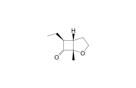 EXO-6-ETHYL-1-METHYL-2-OXABICYCLO-[3.2.0]-HEPTAN-7-ONE