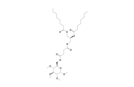 6-[(S)-2,3-DICAPROYL-PROPYLAMIDO-SUCCINYLAMIDO]-6-DEOXY-1,2,3,4-TETRA-O-METHYL-ALPHA-D-GLUCOPYRANOSIDE