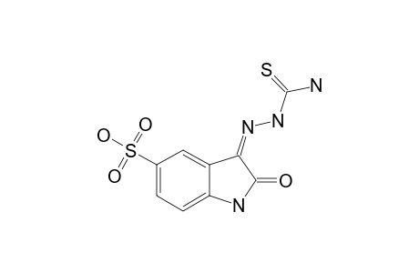 5-SULFOISATIN-BETA-THIOSEMICARBAZONE;(LE-CONFORMATION)