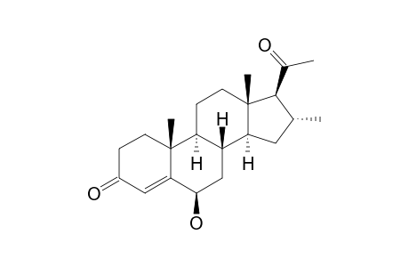 16-ALPHA-METHYL-6-BETA-HYDROXY-PROGESTERONE