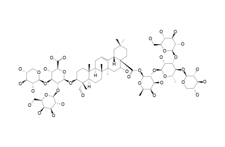 3-O-BETA-D-GALACTOPYRANOSYL-(1->2)-[BETA-D-XYLOPYRANOSYL-(1->3)]-BETA-D-GLUCURONOPYRANOSYL-QUILLAIC-ACID-28-O-BETA-D-GLUCOPYRANOSYL-(1->3)-[BETA-D-XYLOPYRANOSY