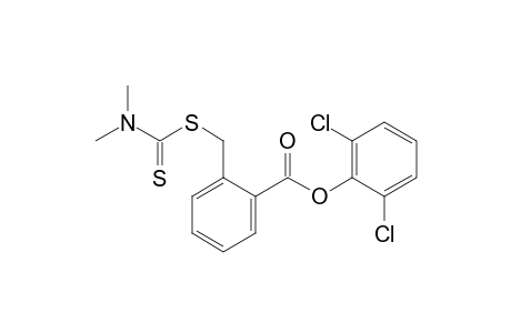 alpha-mercapto-o-toluic acid, 2,6-dichlorophenyl ester, dimethyldithiocarbamate (ester)