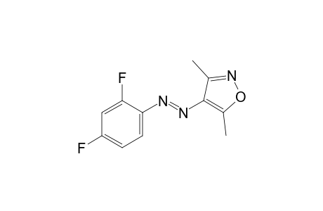 4-[(2,4-difluorophenyl)azo]-3,5-dimethylisoxazole