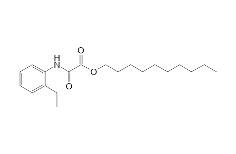 Oxalic acid, monoamide, N-(2-ethylphenyl)-, decyl ester