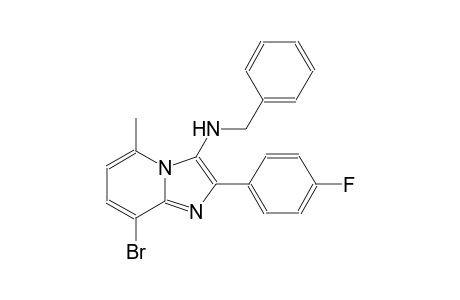 imidazo[1,2-a]pyridin-3-amine, 8-bromo-2-(4-fluorophenyl)-5-methyl-N-(phenylmethyl)-