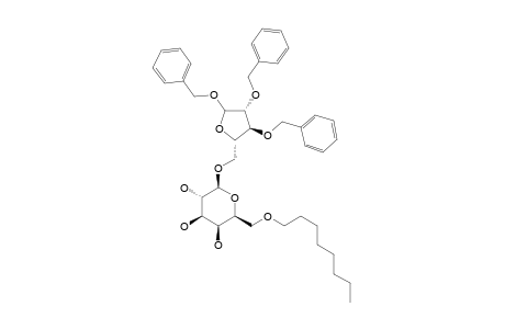 BENZYL-O-(6-O-OCTYL-BETA-D-GALACTOPYRANOSYL)-(1->5)-2,3-DI-O-BENZYL-ALPHA-L-ARABINOSIDE