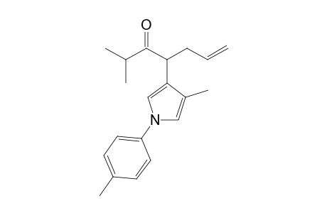 2-methyl-4-[4-methyl-1-(4-methylphenyl)-3-pyrrolyl]-6-hepten-3-one