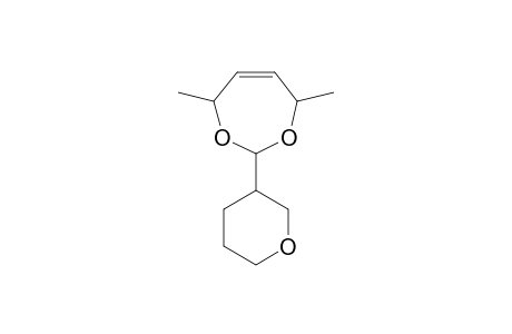 1,3-Dioxepin, 4,7-dihydro-4,7-dimethyl-2-(tetrahydro-2H-pyran-3-yl)-