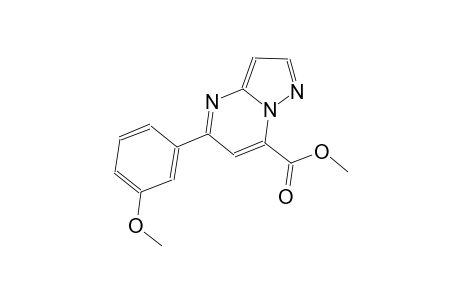 pyrazolo[1,5-a]pyrimidine-7-carboxylic acid, 5-(3-methoxyphenyl)-, methyl ester