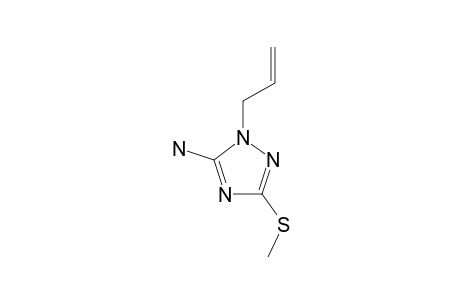 1-Allyl-5-amino-3-methylthio-1,2,4-triazole