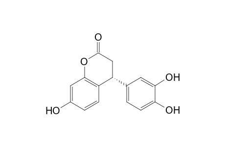 (4R)-4-(3,4-Dihydroxyphenyl)-7-hydroxy-chroman-2-one