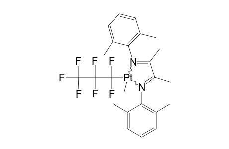 [1,2-BIS-(2,6-DIMETHYLPHENYLIMINO)-1,2-DIMETHYL-ETHANE]-(HEPTAFLUOROPROPYL)-METHYLPLATINIUM-(II)