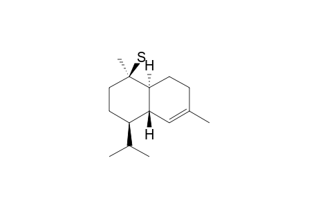 (1R*,6R*,7S*,10S*)-4,10-DIMETHYL-7-(1'-METHYLETHYL)-10-MERCAPTOBICYClO-[4.4.0]-DEC-4-ENE;T-CADINTHIOL