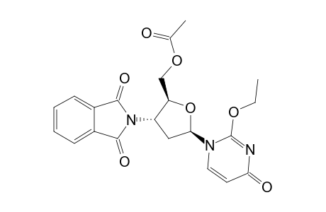 1-(5'-O-ACETYL-3'-PHTHALIMIDO-2',3'-DIDEOXY-BETA-D-ERYTHRO-PENTOFURANOSYL)-2-ETHOXYPYRIMIDIN-4(1H)-ONE;ISOMER-BETA