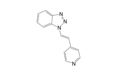 (E)-1-[2-(4-PYRIDYL)-ETHEN-1-YL]-BENZOTRIAZOLE