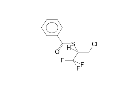 1-TRIFLUOROMETHYL-2-CHLOROETHYLTHIOLBENZOATE