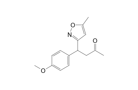 4-(p-Methoxyphenyl)-4-(5'-methyl-3'-isoxazolyl)butan-2-one