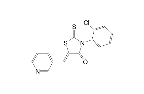 (5Z)-3-(2-chlorophenyl)-5-(3-pyridinylmethylene)-2-thioxo-1,3-thiazolidin-4-one