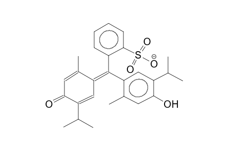 THYMOL BLUE (QUINONE FORM), ANION