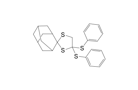 4',4'-Bis(phenylthio)spiro[adamantane-2,2'-(1,3)-dithiolane]