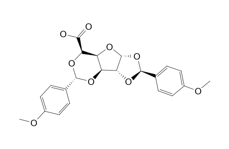 1,2-(R):3,5-DI-O-(4-METHOXYBENZYLIDENE)-ALPHA-D-GLUCOFURANURONIC-ACID