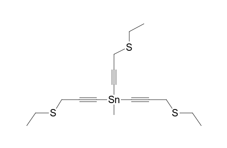 METHYLTRIS(3-ETHYLTHIOPROP-1-YN-1-YL)TIN