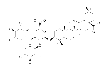 3-O-BETA-[XYLOPYRANOSYL-(1->2)-[XYLOPYRANOSYL-(1->4)]-GLUCURONOPYRANOSYL]-OLEANOLIC-ACID