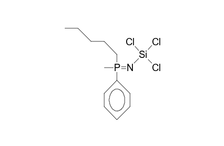 (Trichloro-silylimino)-methyl-pentyl-phenyl-phosphorane