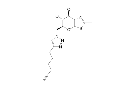 1,2-DIDEOXY-6-[4-(HEX-5-YNYL)-TRIAZOLYL]-2'-METHYL-ALPHA-D-GLUCOPYRANO-[2,1-D]-DELTA-2'-THIAZOLINE