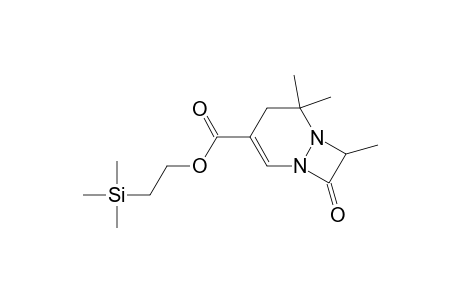 2-(trimethylsilyl)ethyl 5,5,7-trimethyl-8-oxo-1,6-diazabicyclo[4.2.0]oct-ene-3-carboxlate