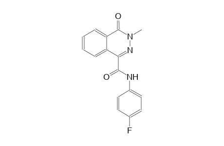 N-(4-fluorophenyl)-3-methyl-4-oxidanylidene-phthalazine-1-carboxamide