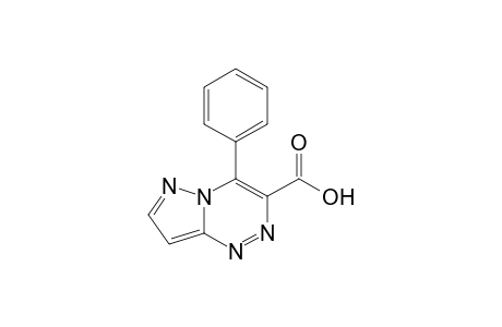 Pyrazolo[5,1-c]-as-triazine-3-carboxylic acid, 4-phenyl-