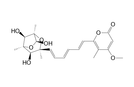 2,6-Dioxabicyclo[3.2.1]octane, 2H-pyran-2-one deriv.