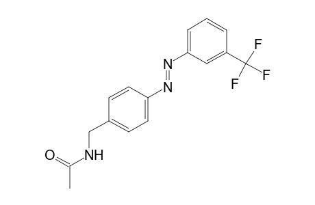 N-{p-[(alpha,alpha,alpha-TRIFLUORO-m-TOLYL)AZO]BENZYL}ACETAMIDE