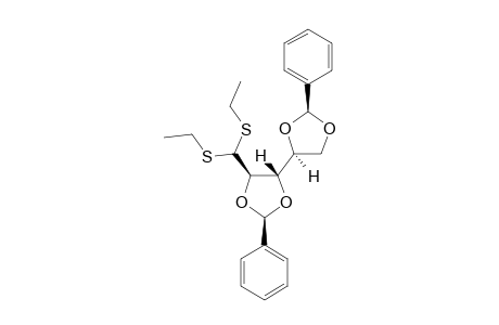 2,3-(S):4,5-(R)-DI-O-BENZYLIDENE-D-ARABINOSE-DIETHYL-DITHIOACETAL