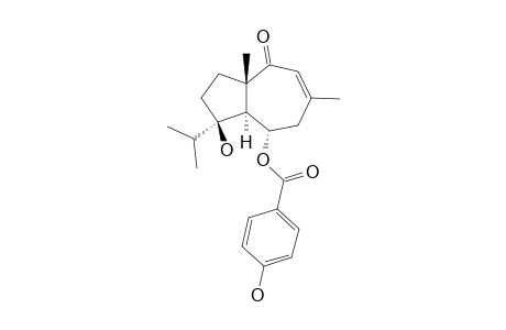 6-ALPHA-PARA-HYDROXYBENZOYLOXY-4-BETA-HYDROXYDAUC-8-ENE-10-ONE