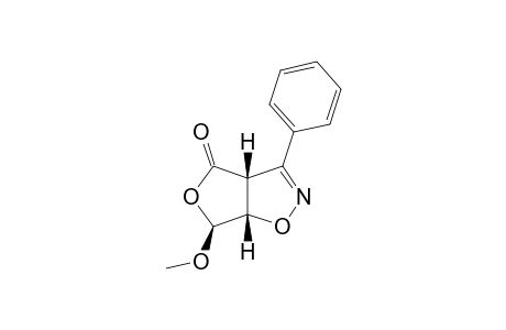 6-exo-Methoxy-3-phenyl-3a,6a-dihydrofuro[3,4-d]isoxazol-4(6H)-one