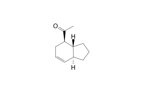 1-[(3a,4,7a)-2,3,3a,4,5,7a-hexahydro-1H-inden-4-yl]ethanone