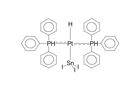 TRANS-BIS(TRIPHENYLPHOSPHINE)TRIIODOROSTANNYLHYDRIDOPLATINA