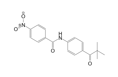 Benzamide, N-[4-(2,2-dimethyl-1-oxopropyl)phenyl]-4-nitro-